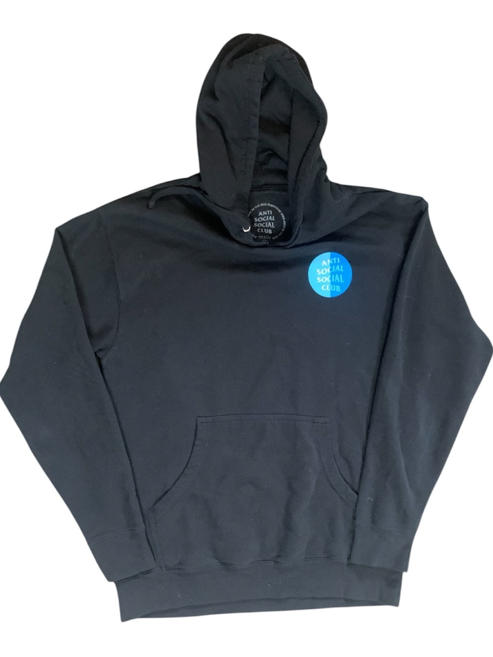ASSC | SS21 Hypocrite hoodie | Big logo | drawstring | black | streetwear